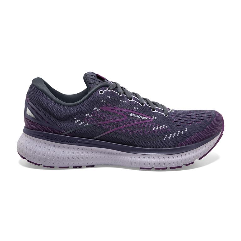 Brooks Glycerin 19 Road Running Shoes - Women's - Ombre grey/Violet/Lavender (96170-GAQL)